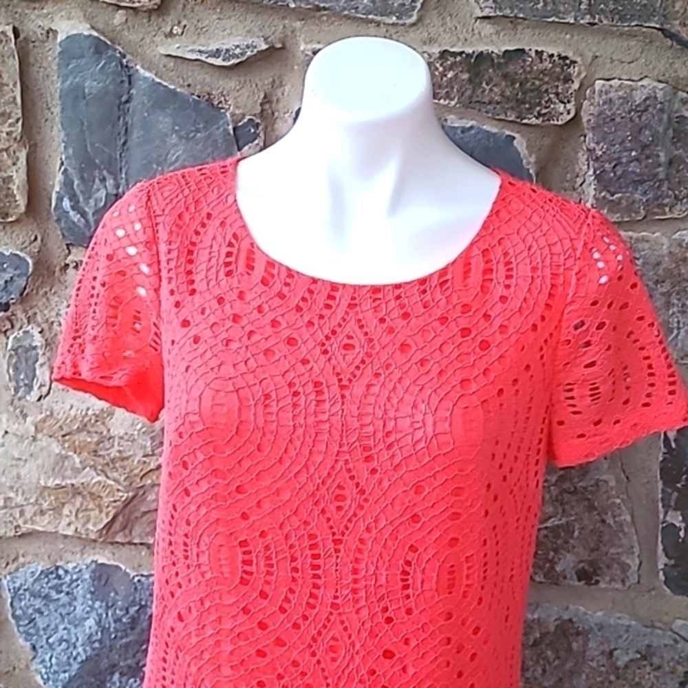 J Crew Lace with scalloped hem dress size 4 - Picture 2 of 8